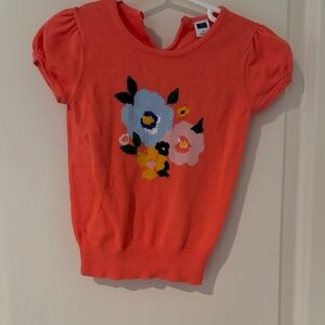 Janie and Jack Coral Floral Tee